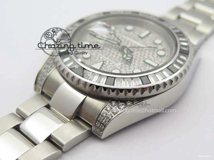 On SS 116759 Bp-Maker A3186 Dial Diamond GMT-Master II Black Crystal Ruby Bracelet SS 0403